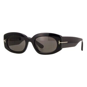 New TOM FORD Cielle Black Round FT1187/S 01A Sunglasses Women